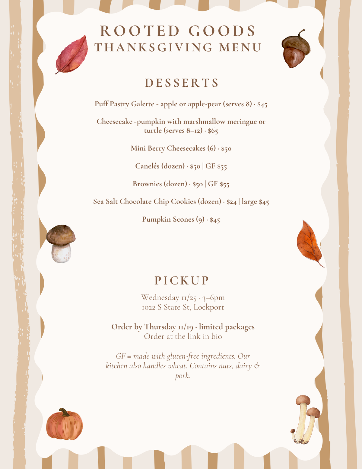 Thanksgiving Add-Ons