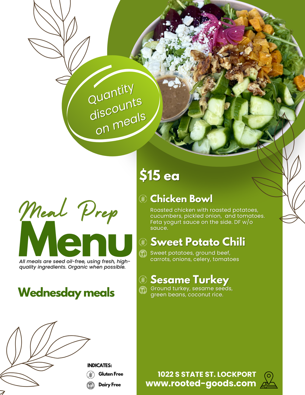 Wednesday Meals (6/17)