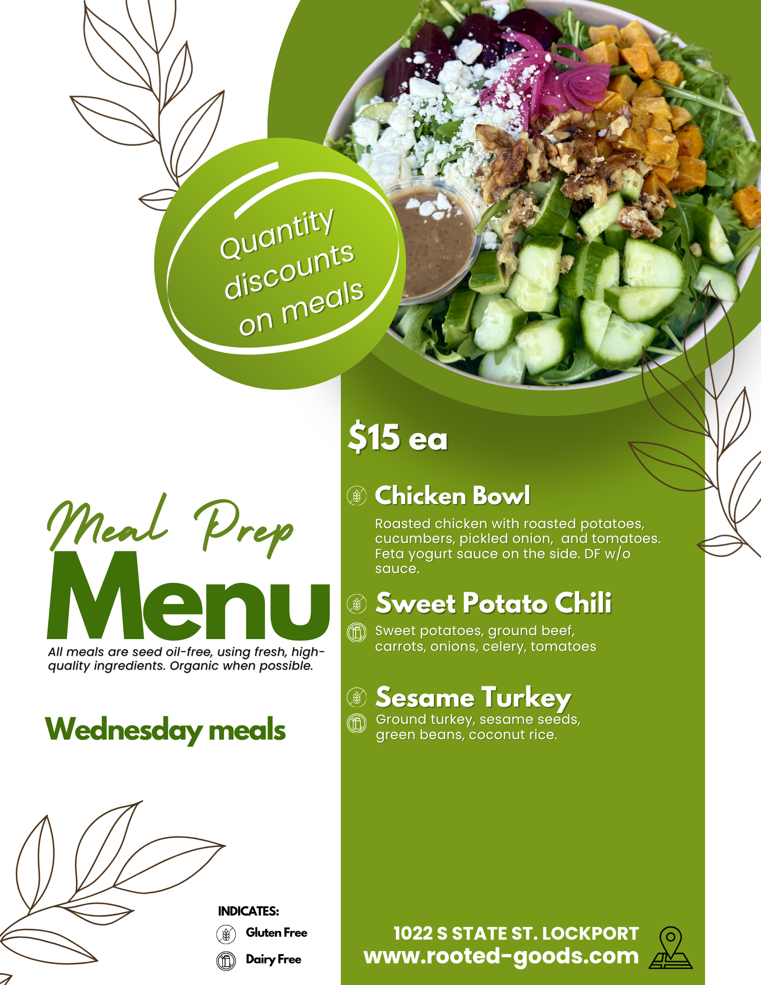 Wednesday Meals (6/17)